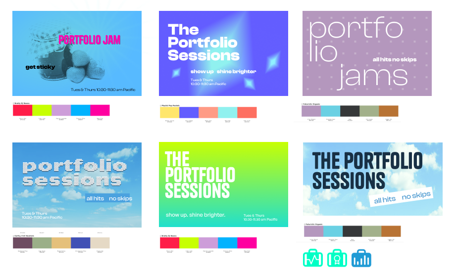 I used an early version of ChatGPT to explore color palettes, brand ideas, and messaging.